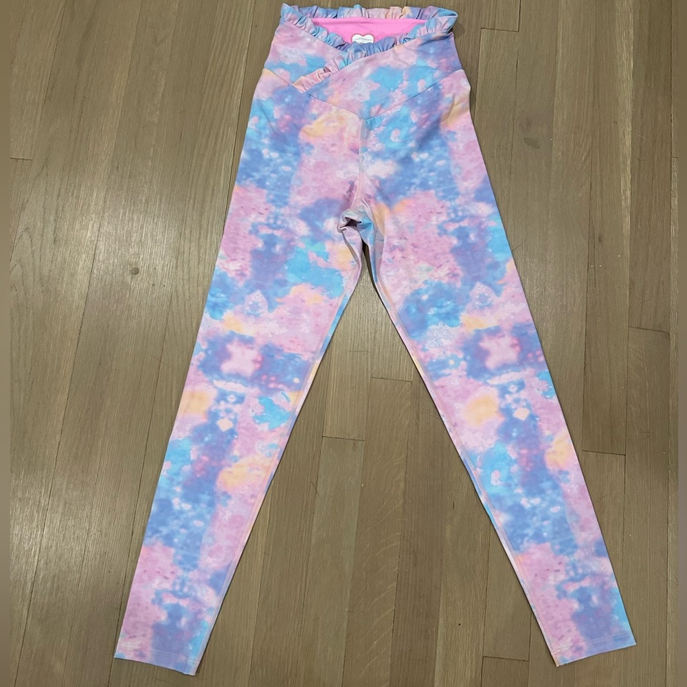 Loveshackfancy x BeachRiot- Dana Pastel Tie Dye leggings- Size M